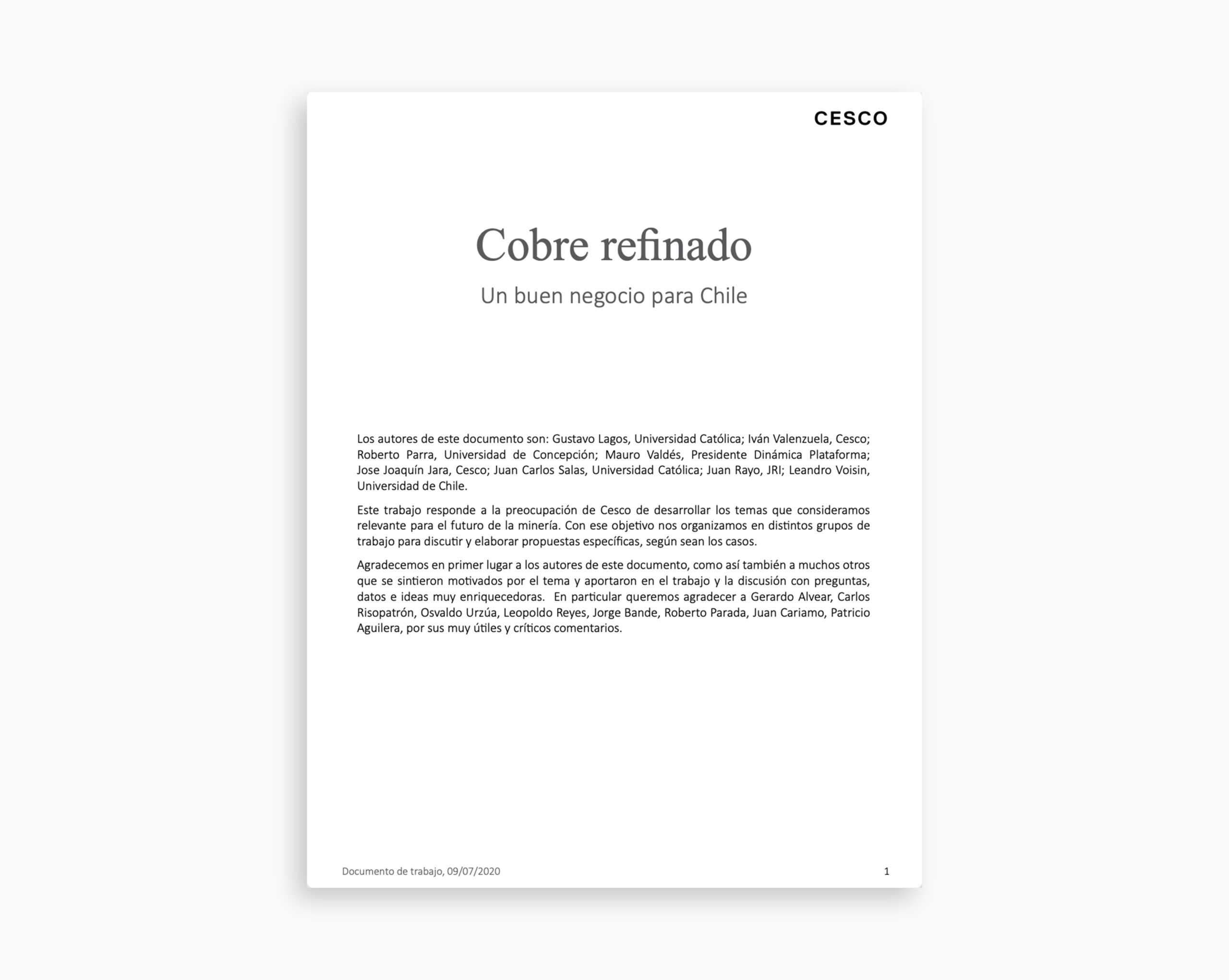 Cobre refinado: Un buen negocio para Chile