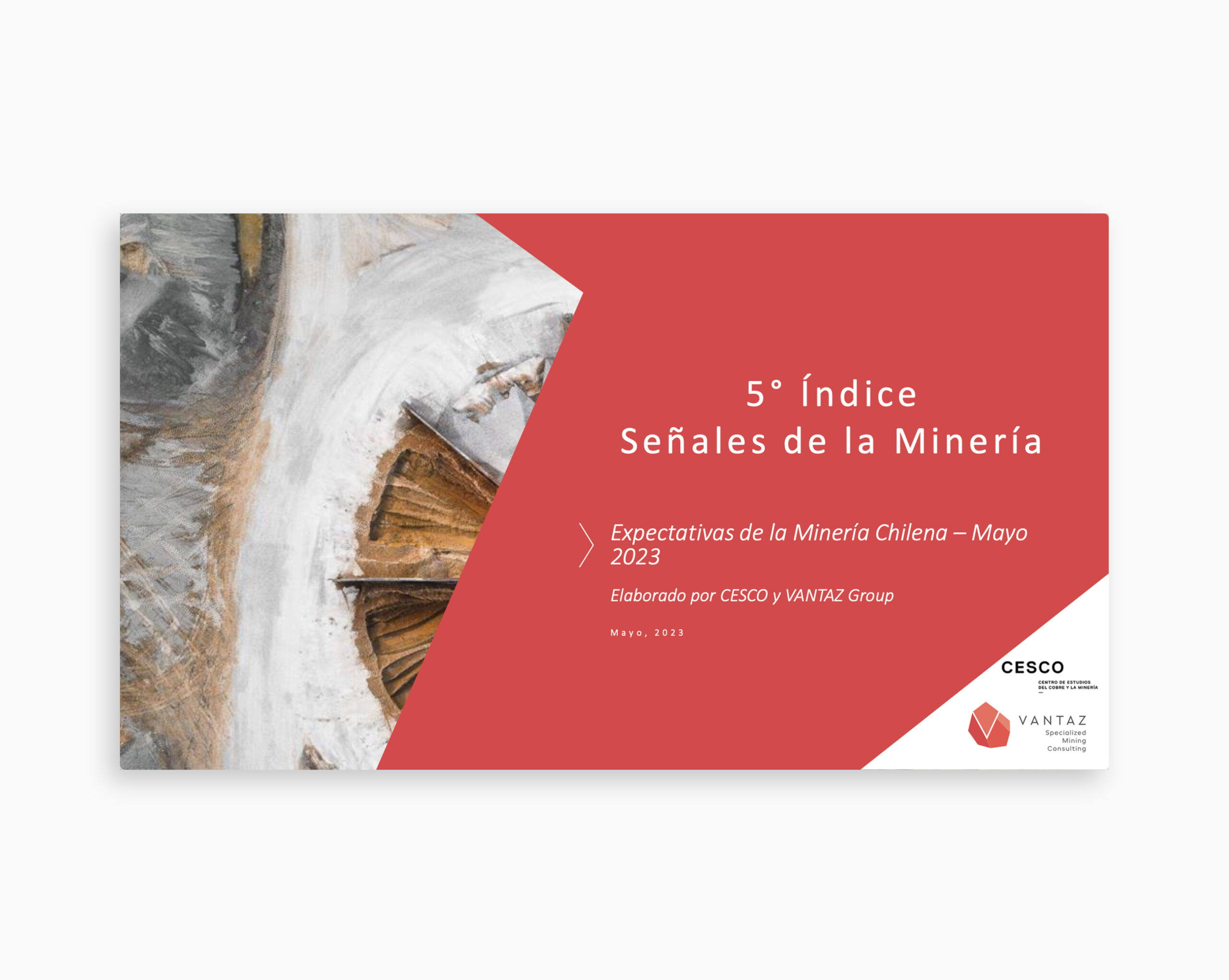 5to Índice Señales de la Minería en Chile