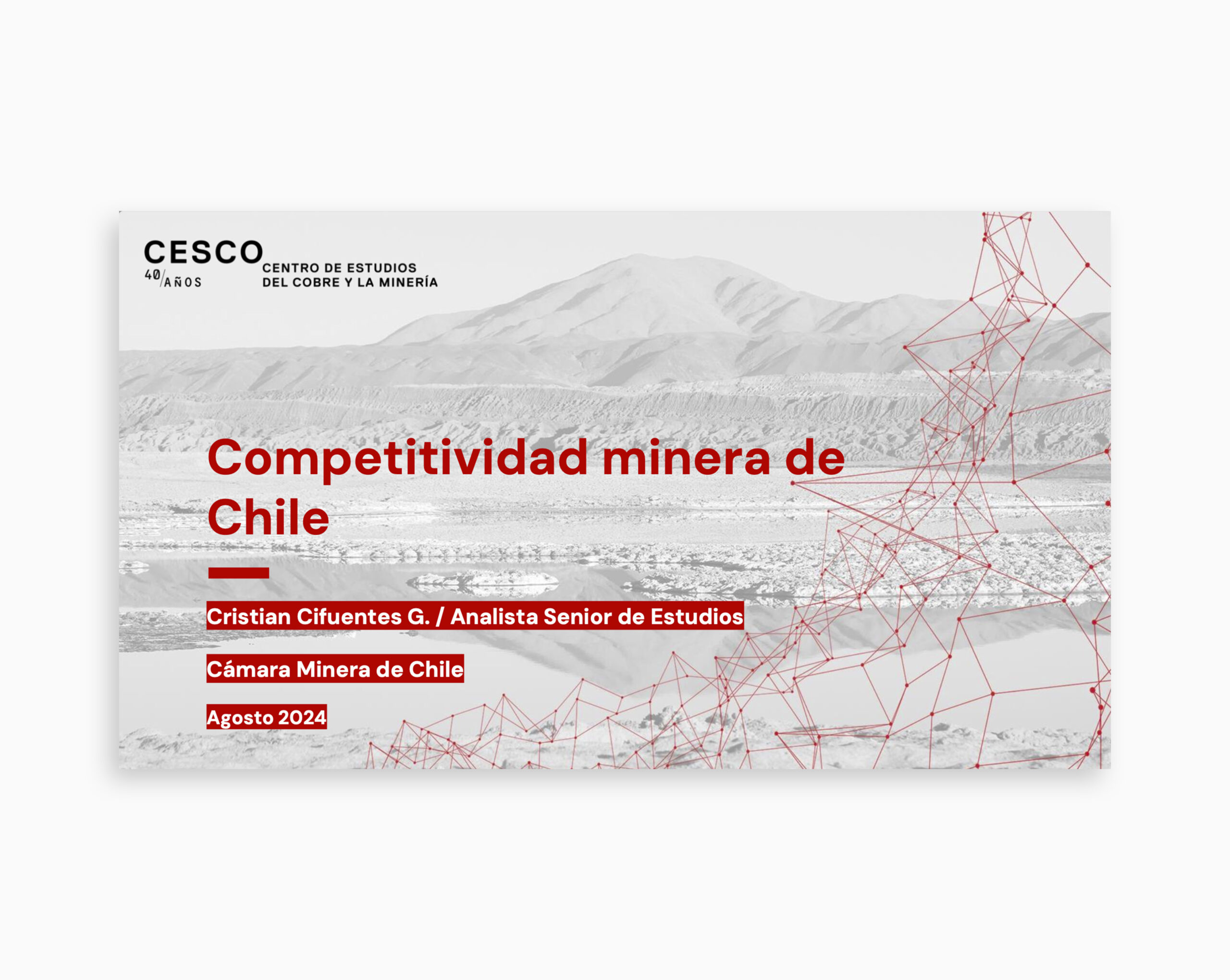 Competitividad minera de Chile