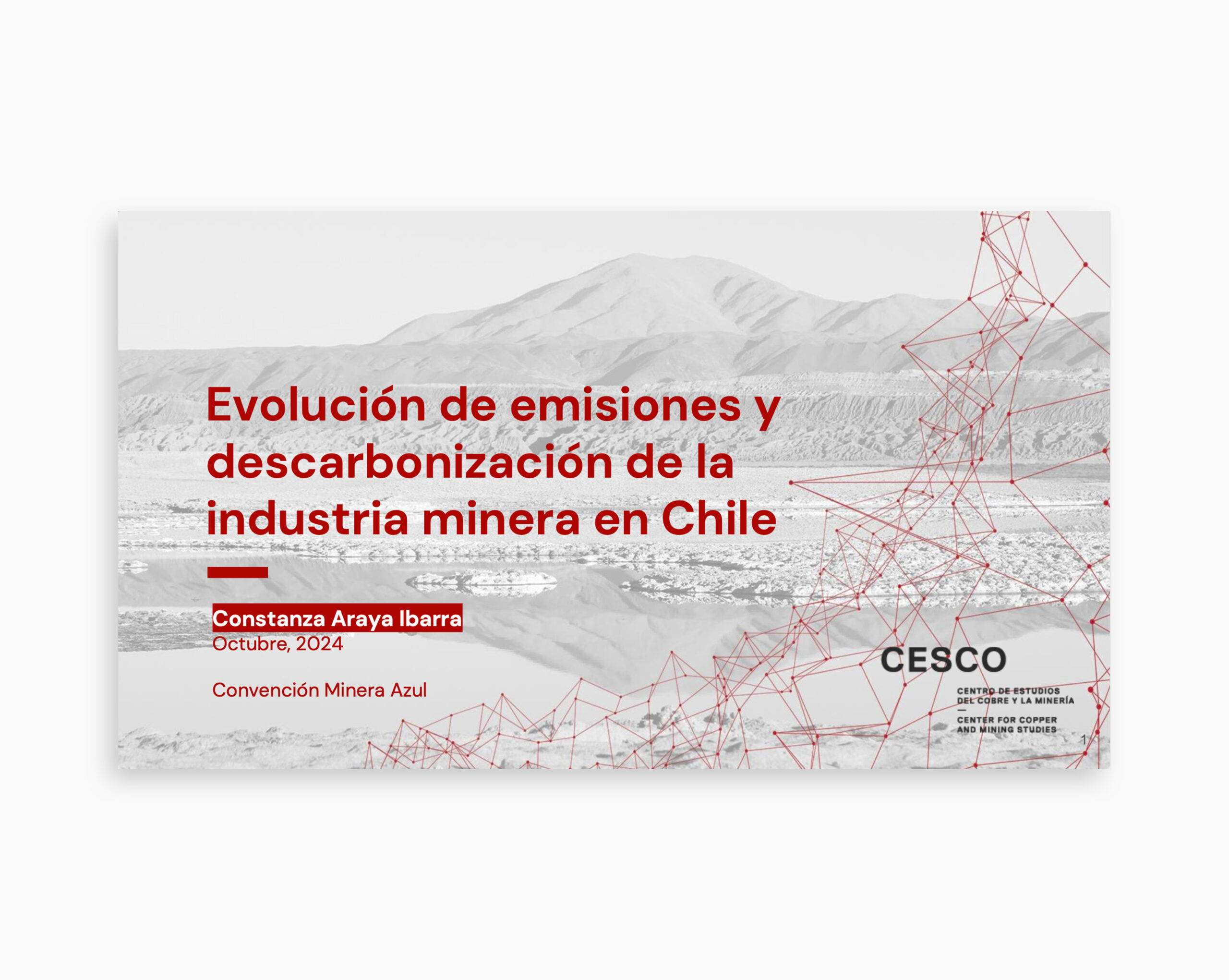 Evolución de emisiones y descarbonización de la industria minera en Chile