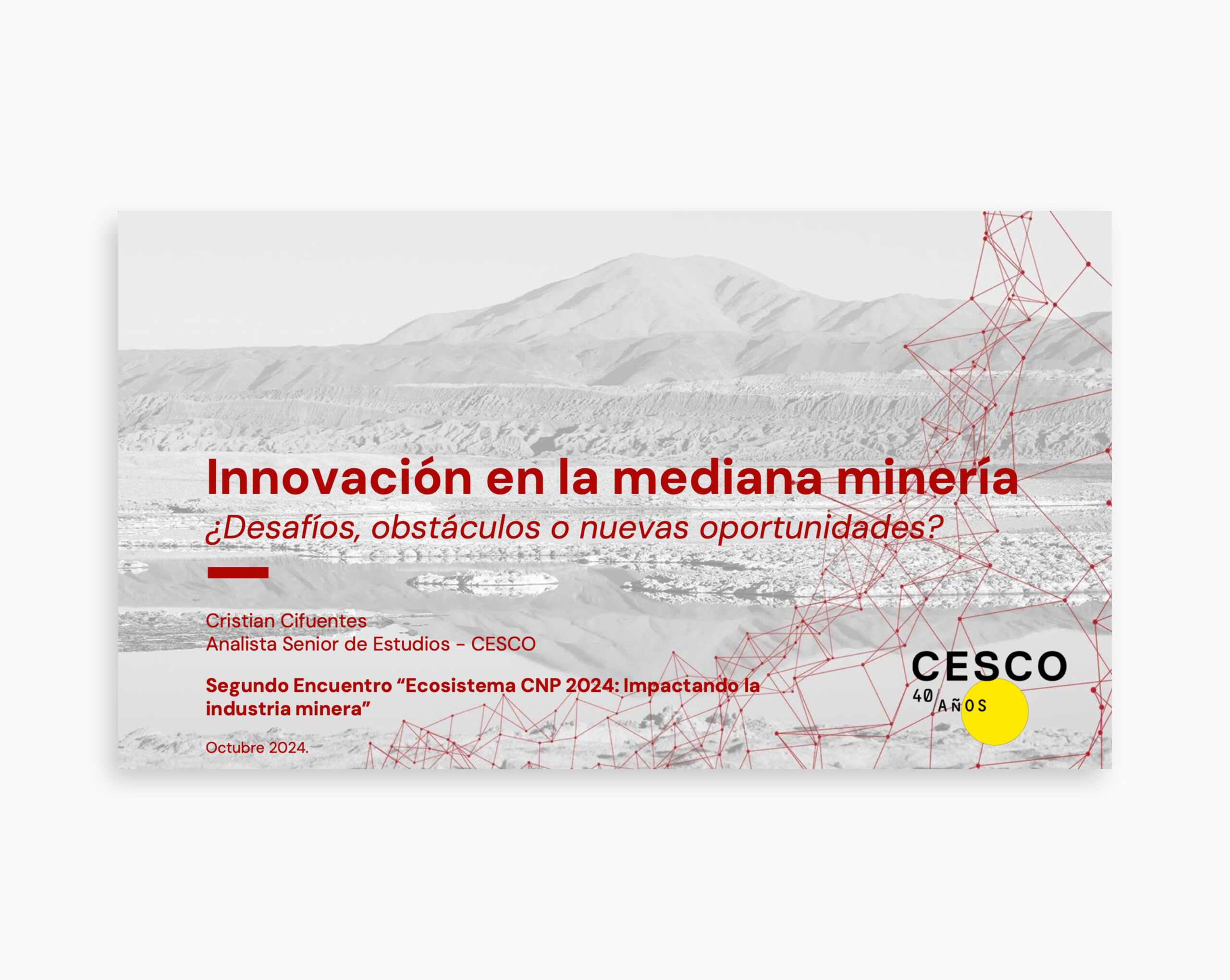 Innovación en la mediana minería ¿Desafíos, obstáculos o nuevas oportunidades?