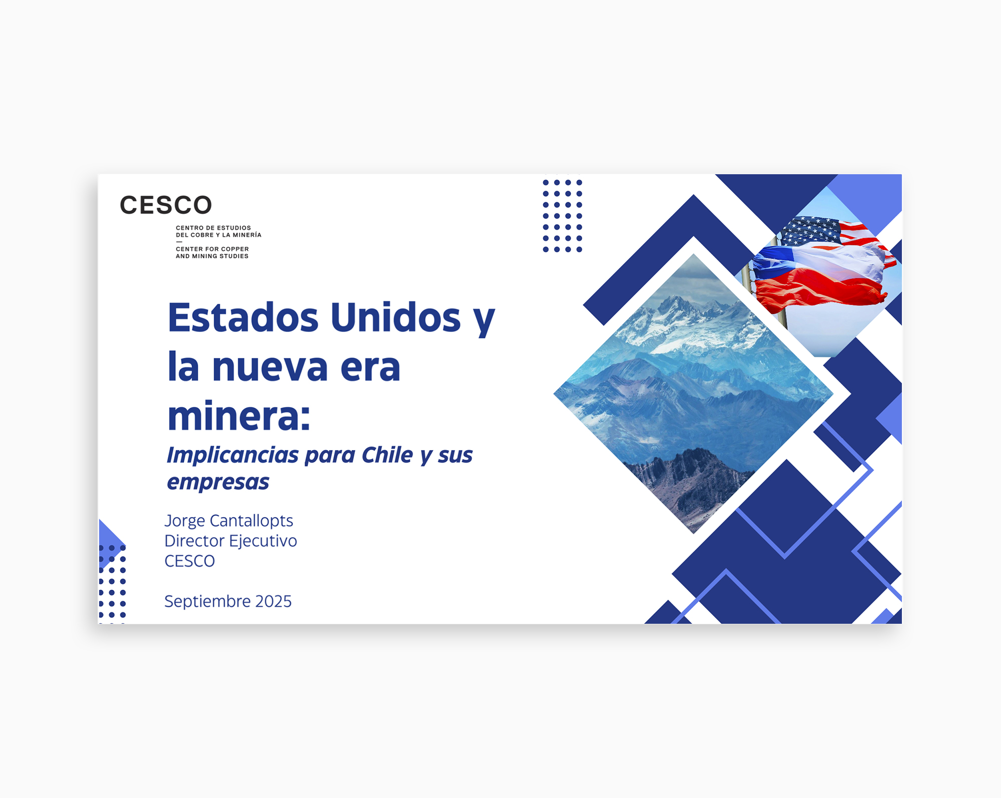 Estados Unidos y la nueva era minera: Implicancias para Chile y sus empresas