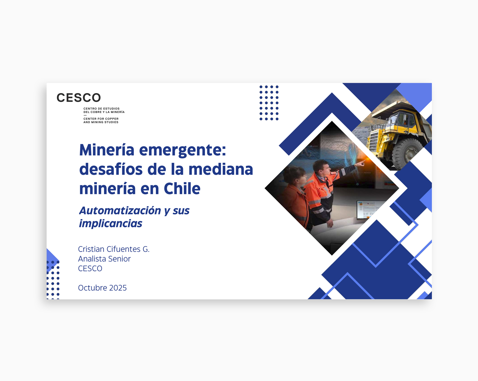 Minería Emergente: desafíos de la mediana minería en Chile